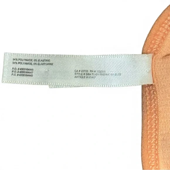 Sunday Best Aritzia Sinchseamless Ribbed Halter Crop Top Peach Nude L Holiday - Picture 6 of 6